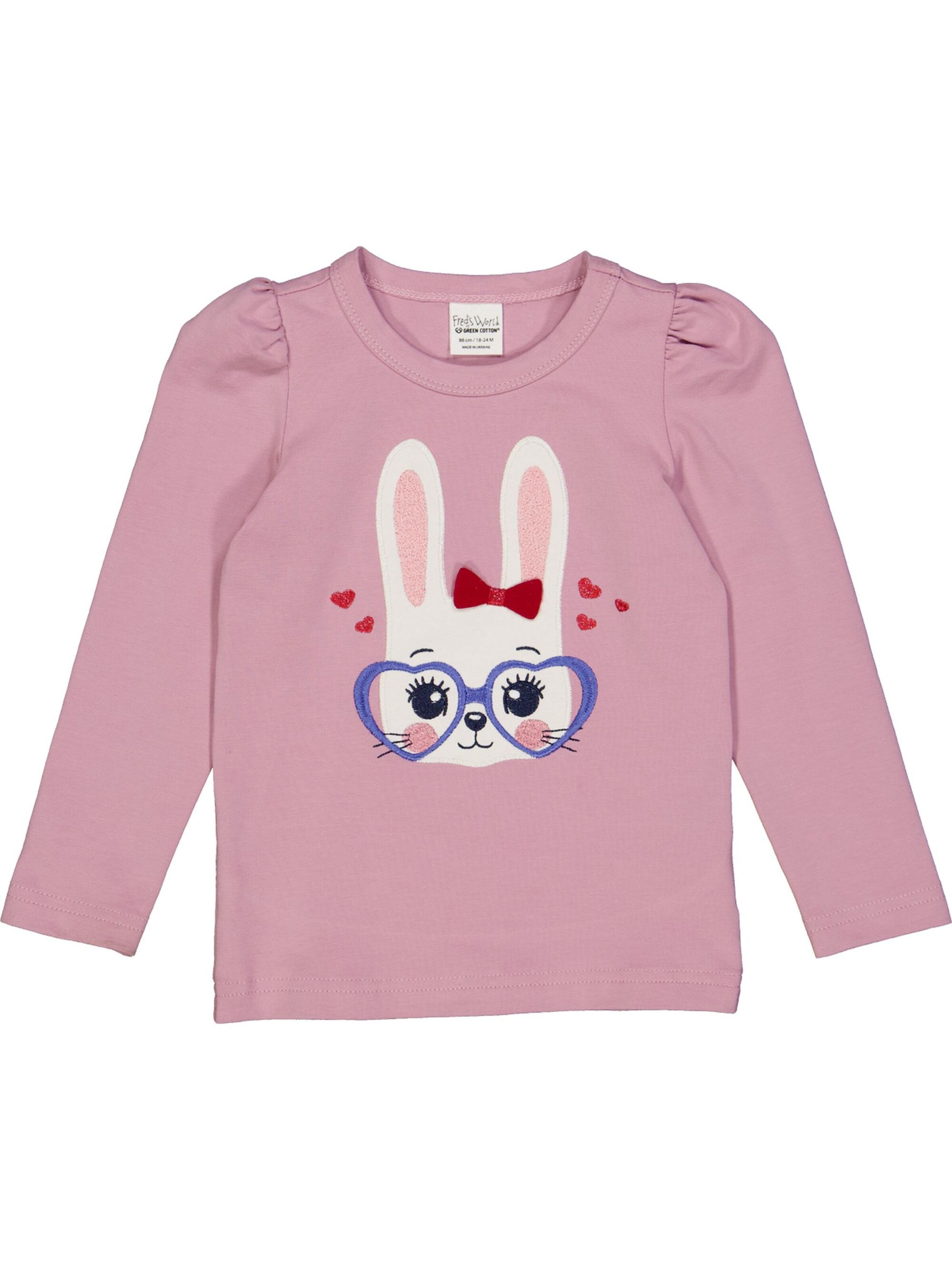 Fred's World by GREEN COTTON Shirt in Roze: voorkant