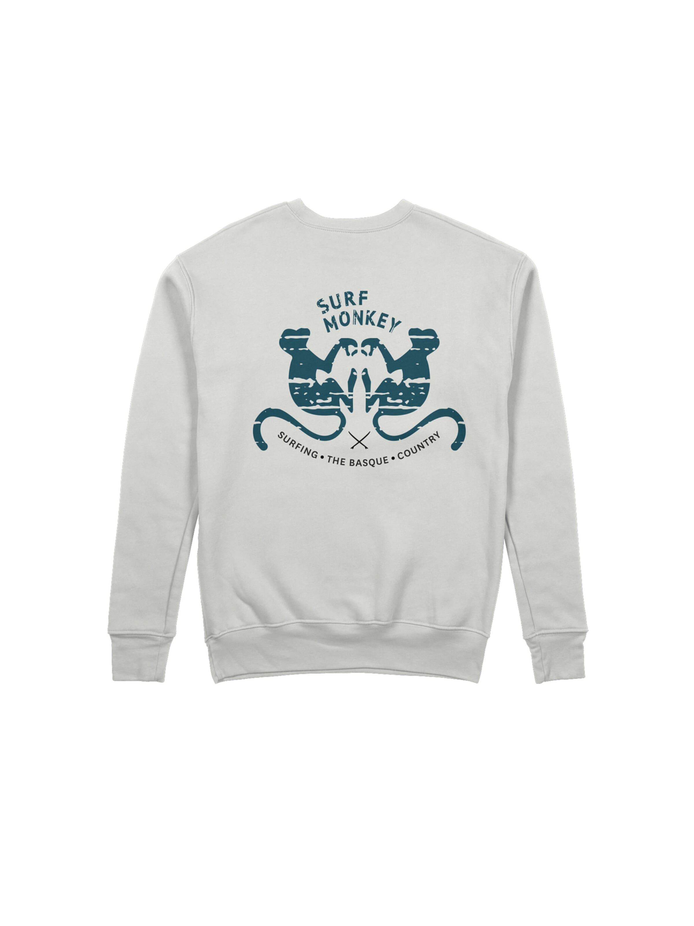 Sweat-shirt Surf Monkey en vert