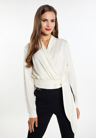 faina Blouse in Wit: voorkant