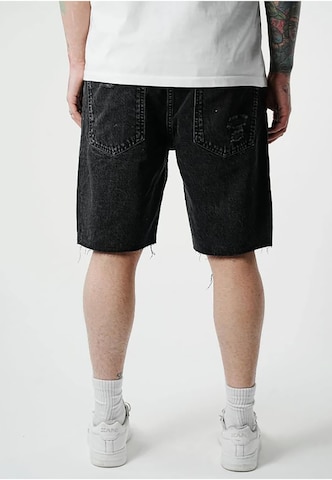 2Y Premium Loosefit Jeans in Schwarz