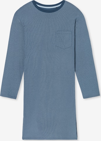 SCHIESSER - Pijama largo 'Essentials' en azul: frente