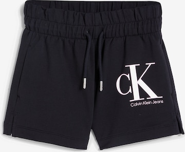 Calvin Klein Jeans Regular Hose in Schwarz: predná strana