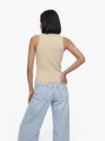 SELECTED FEMME Stickad väst 'SLFTRIXIE' i beige