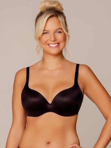 Royal Lounge Intimates T-shirt Bra 'Royal Fit' in Black