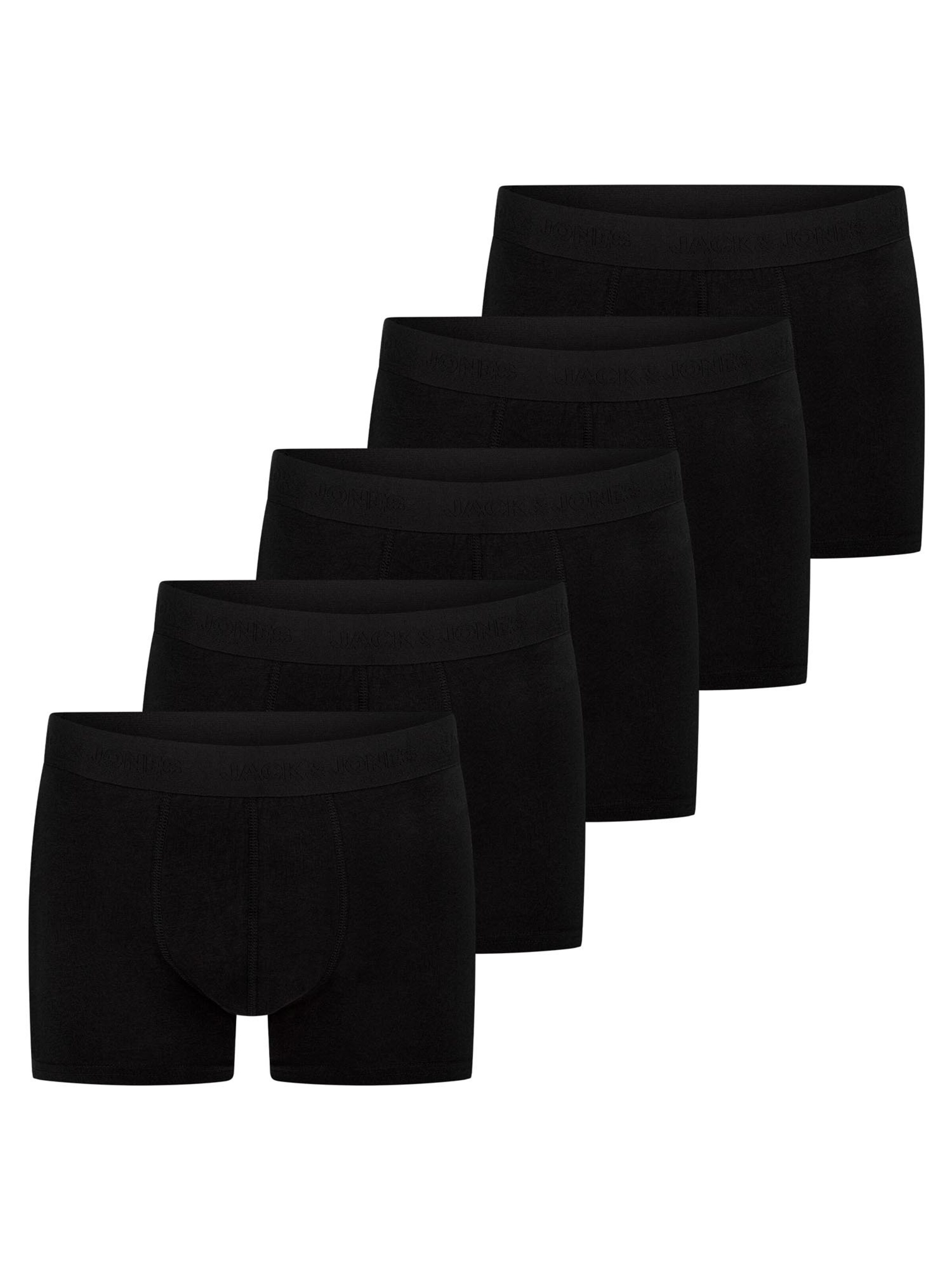 JACK & JONES Boxer shorts 'Jactone' in Black: front