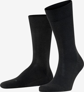 FALKE Socks 'Sensitive London' in Black: front