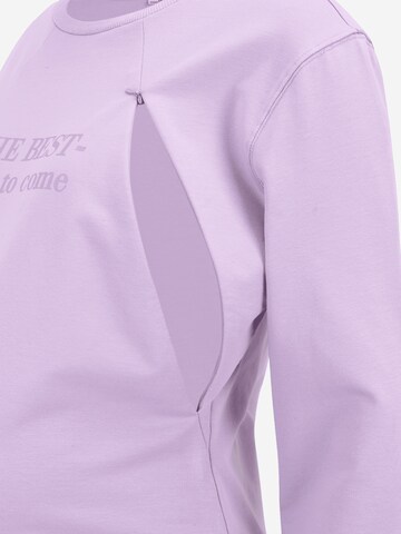 Sweat-shirt 'The Best' LOVE2WAIT en violet