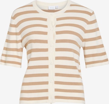 VILA Cardigan 'VIZicha' i beige: forside