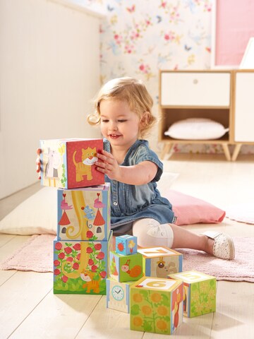 HABA Stapelspielzeug ' Stapelwürfel Rapunzel ' in Mischfarben