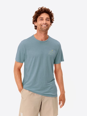 VAUDE Functioneel shirt 'Redmont' in Blauw: voorkant