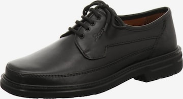 Chaussure à lacets 'Schnürschuh Herren Marcel Echtleder in schwarz' SIOUX en noir : devant