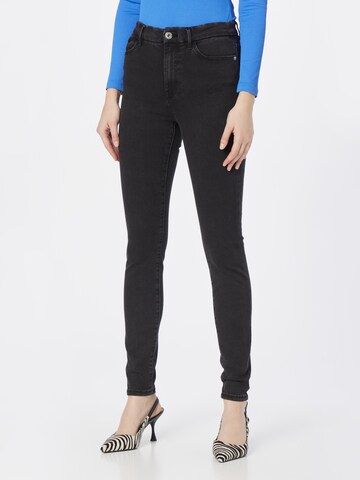 Lindex Skinny Jeans 'Clara' in Black: front