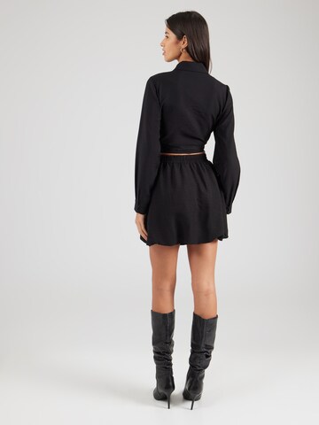 PIECES - Saia 'PCGIANNA' em preto