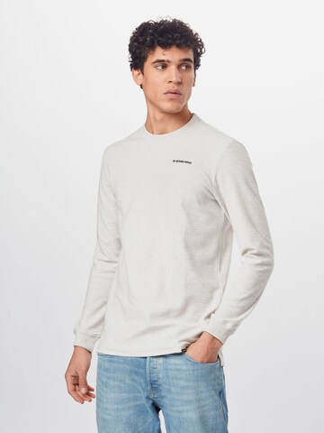 T-Shirt G-Star RAW en beige : devant