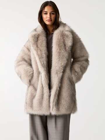 Pull&Bear Tussenmantel in Grijs: voorkant