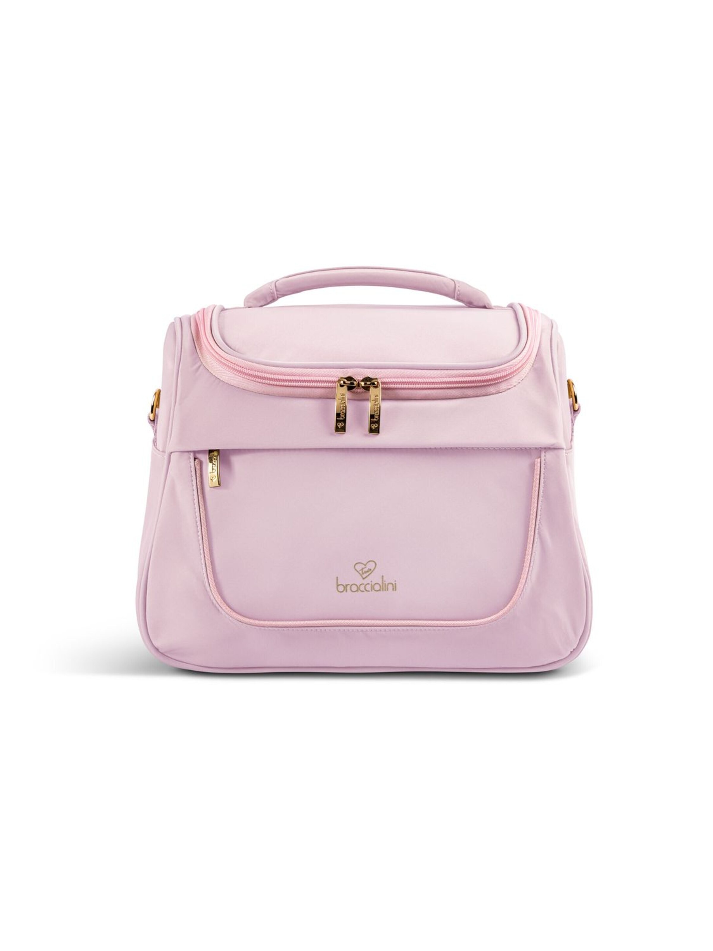 Braccialini - Bolsa de maquillaje 'Milly' en rosa: frente