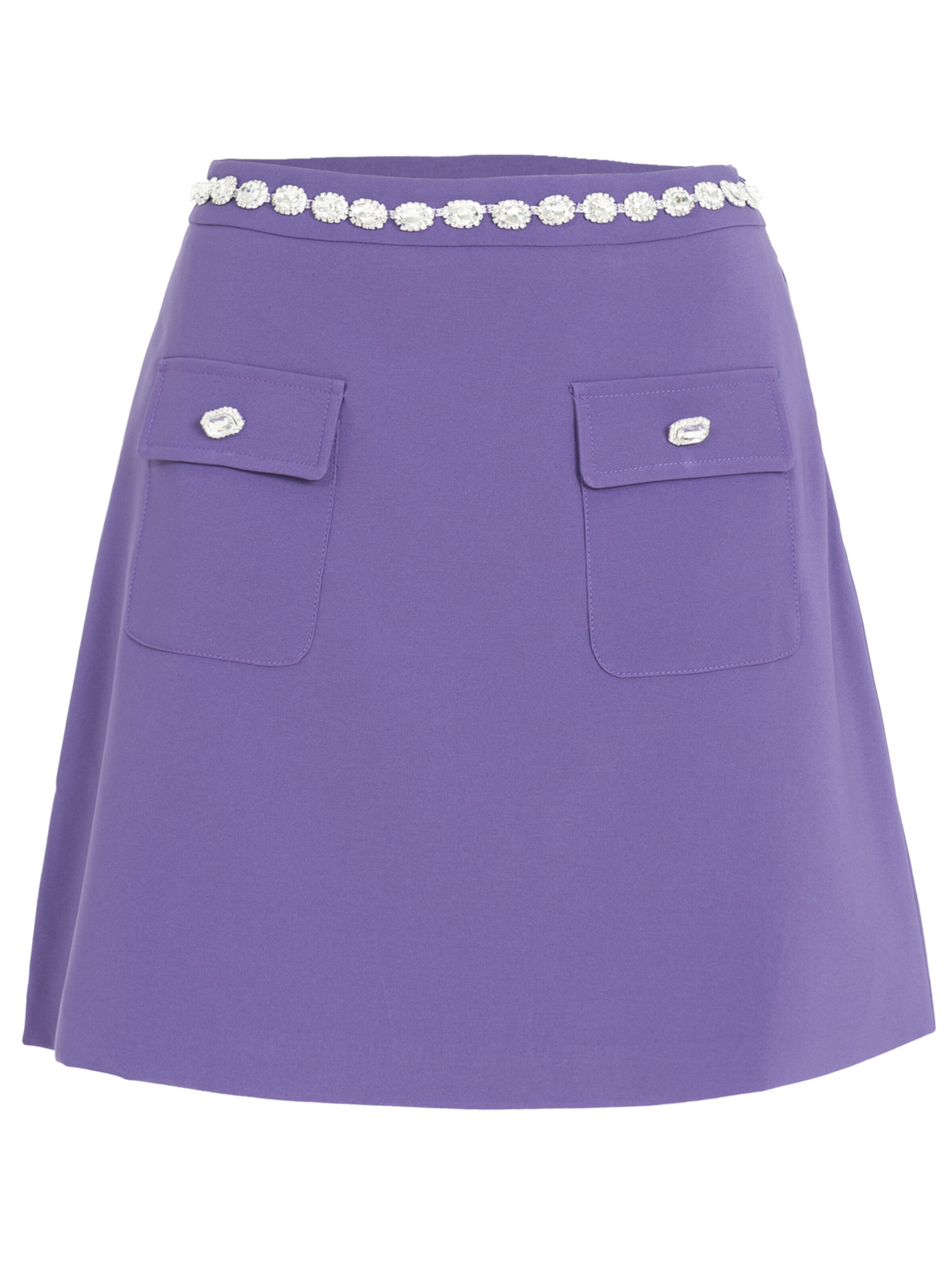 Influencer Юбка в Лиловый: спереди