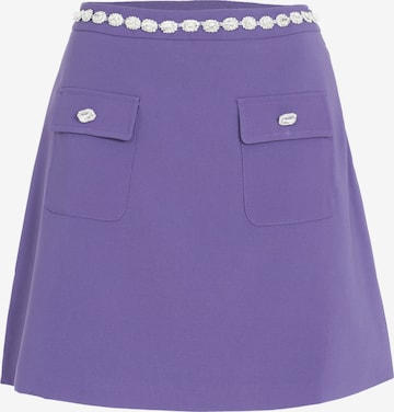 Jupe Influencer en violet : devant