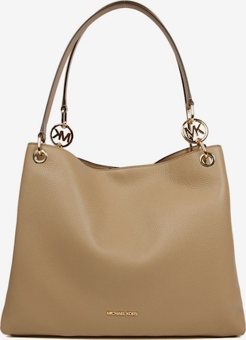 Borsa a mano 'Christina Large Triple Gusset Shoulder Tote' di Michael Kors in beige: frontale