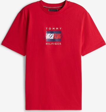 Maglietta di TOMMY HILFIGER in rosso: frontale