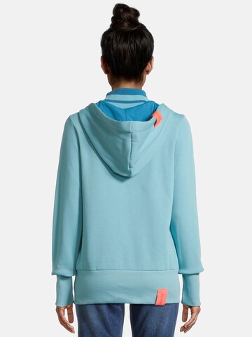 salzhaut Sweatshirt 'RÖÄEN' in Blauw