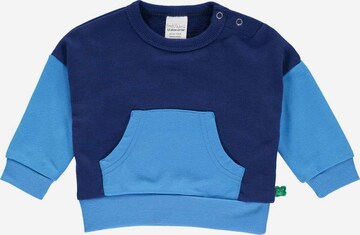 Sweat '' Fred's World by GREEN COTTON en bleu : devant