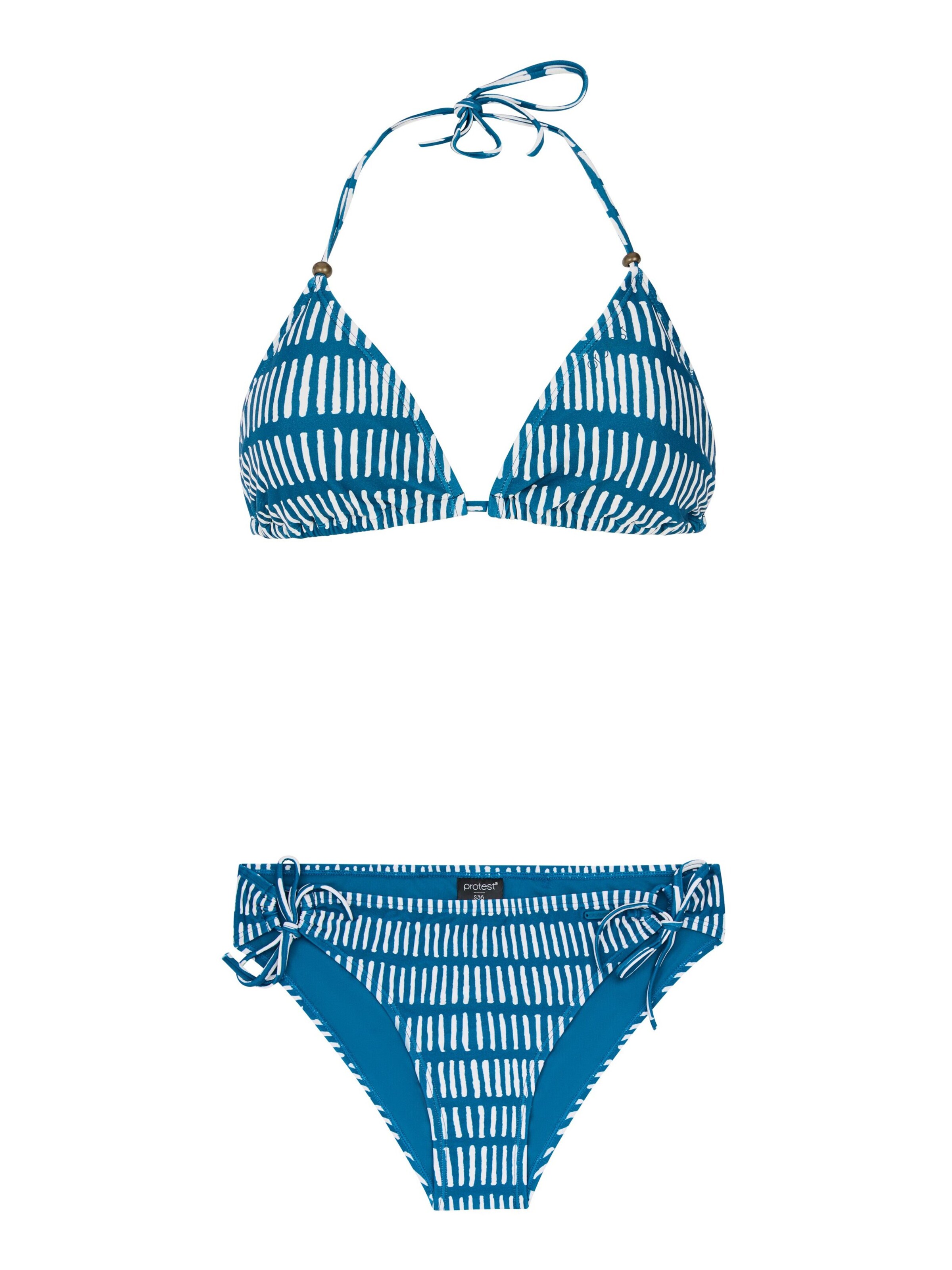 PROTEST Triangel Bikini 'PRTDada'‌‌‌‌‌‌‌‌‌‌ in Blau: Vorderseite
