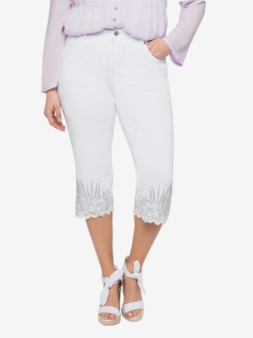 SHEEGO Slim fit Jeans in White: front