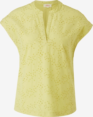 s.Oliver Blouse in Yellow: front