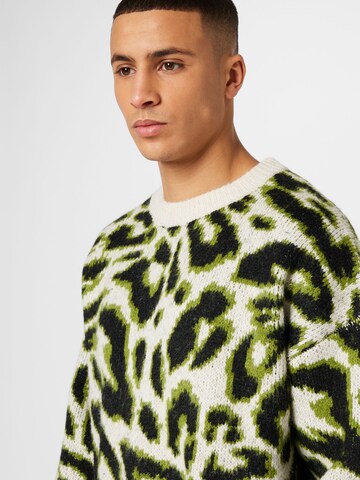 WEEKDAY Pullover 'Teo' in Weiß