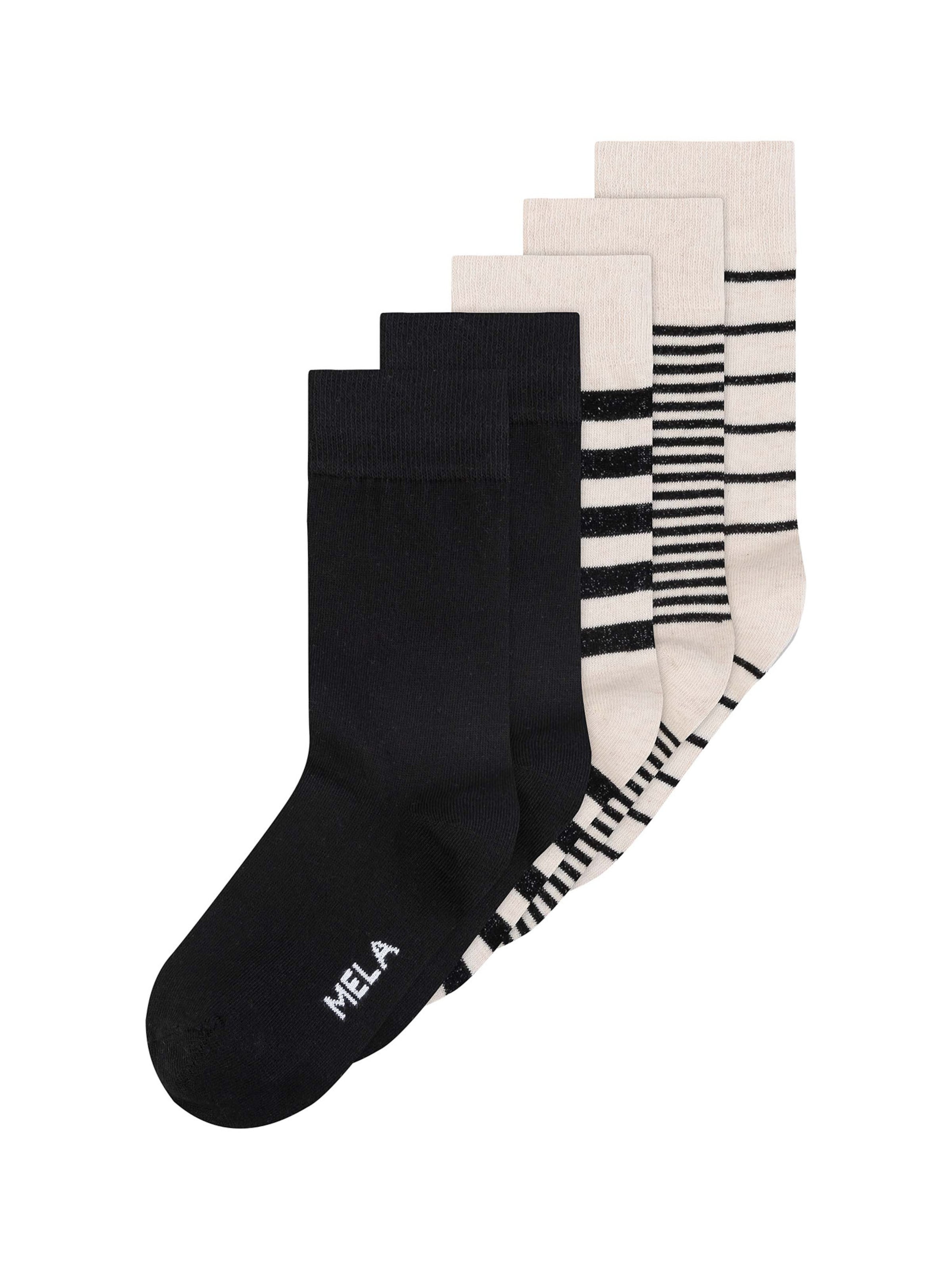 MELA Sokken in Beige: voorkant