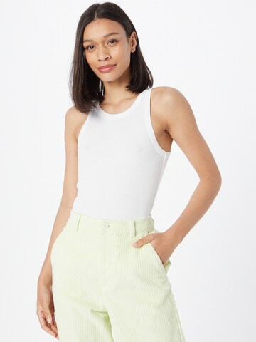 Top 'Racer Tank' di LEVI'S ® in bianco: frontale