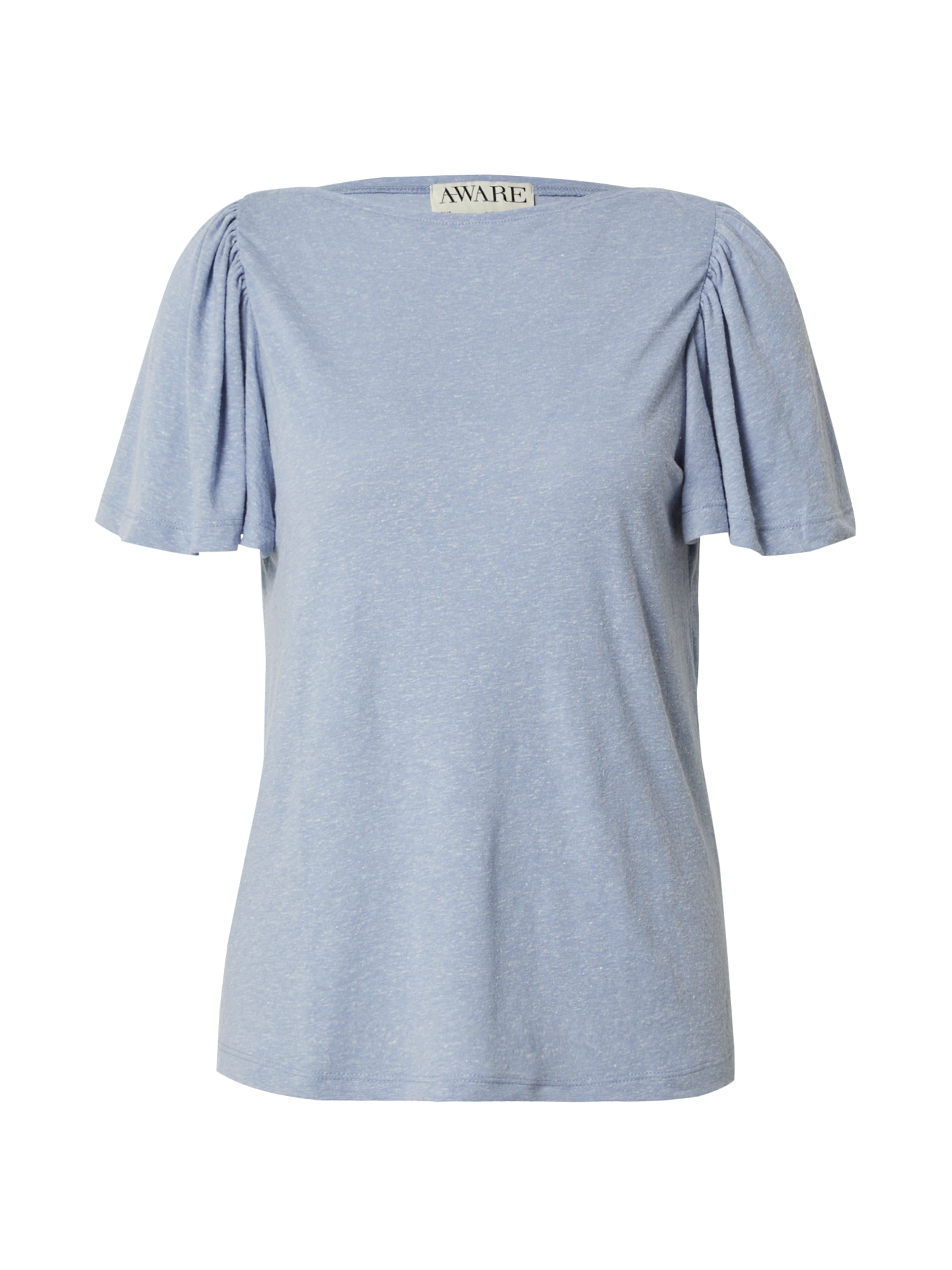 T-shirt Aware en bleu : devant