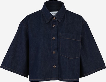 Chemisier 'TOMINE' AGOLDE en bleu : devant