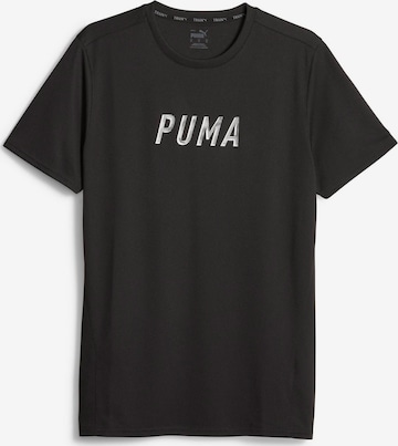 PUMA Funktionsskjorte i sort: forside