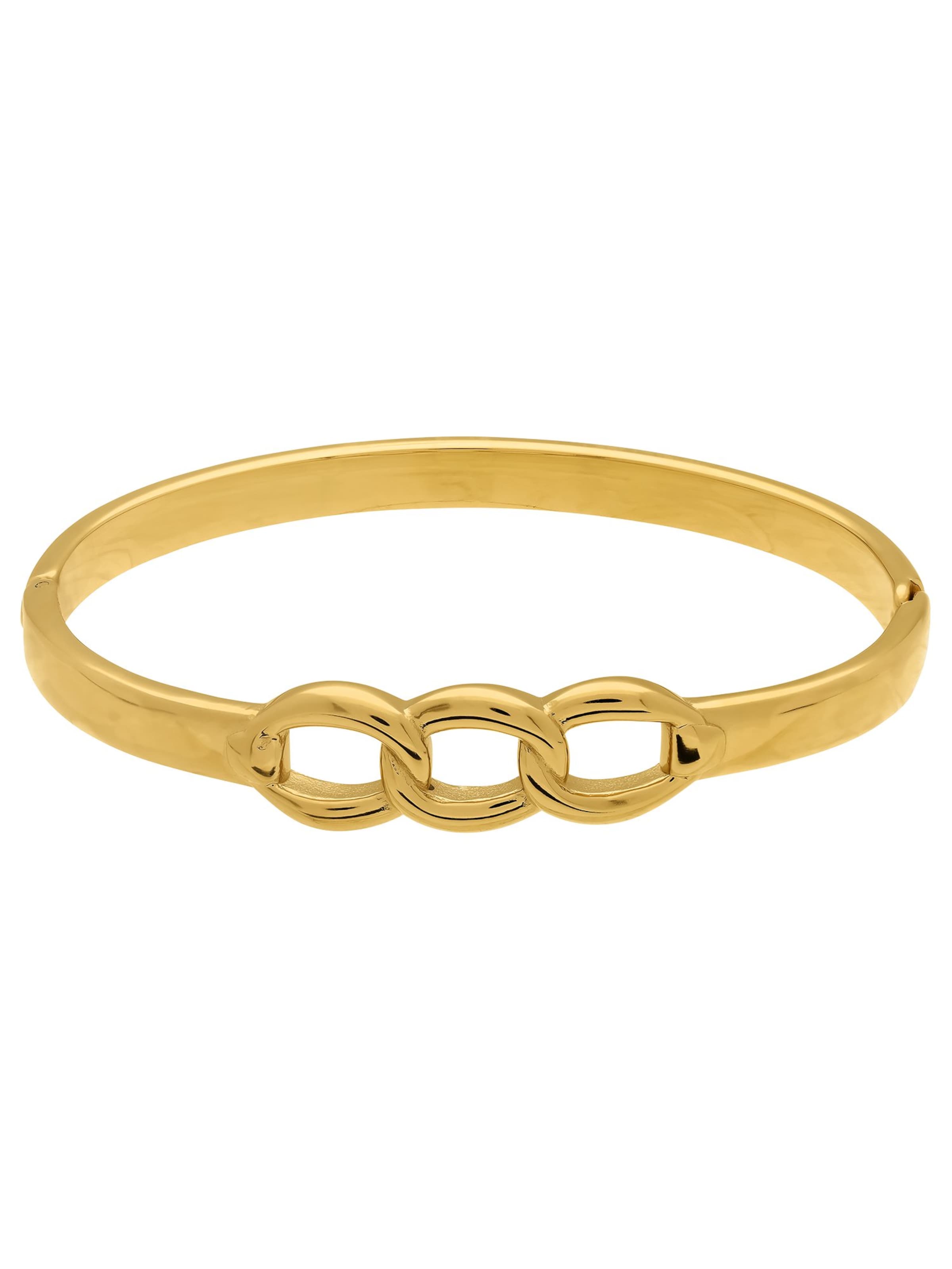 Lucardi Armband in Gold: Vorderseite