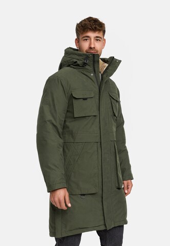 Parka d’hiver 'INKristof' INDICODE JEANS en vert : devant