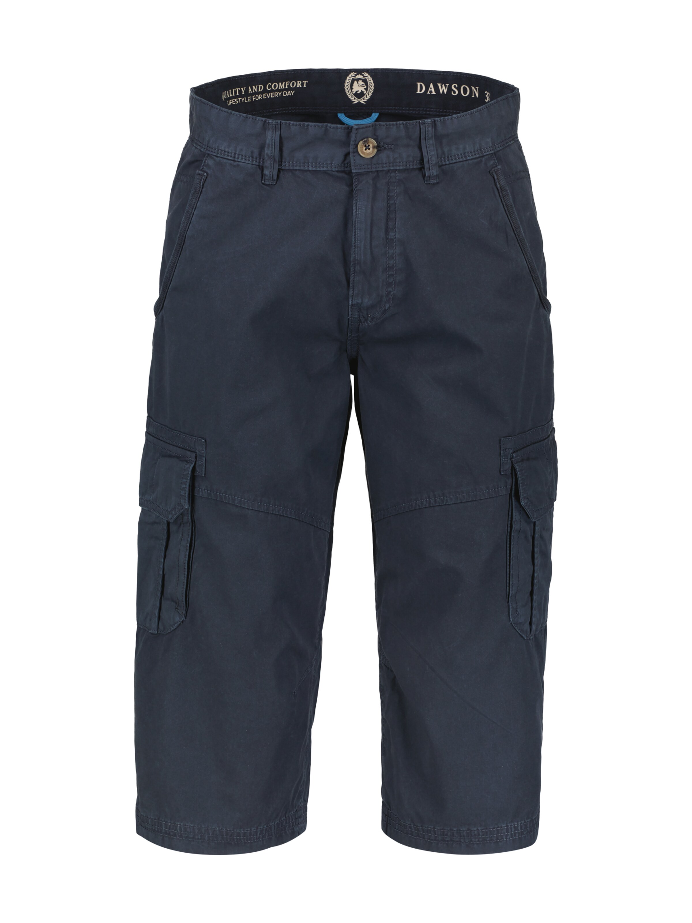 LERROS Regular Cargo Pants in Blue: front