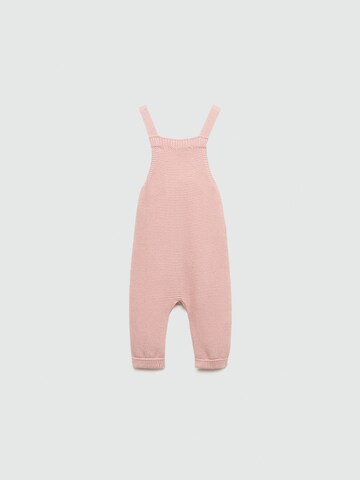 MANGO KIDS Regularen Hlače z naramnicami 'BREST7' | roza barva