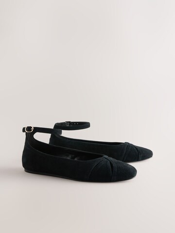 Next Ballerina met riempjes 'Forever Comfort' in Zwart
