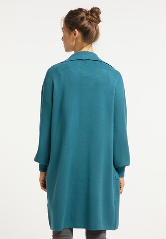 Usha Knitted coat in Blue