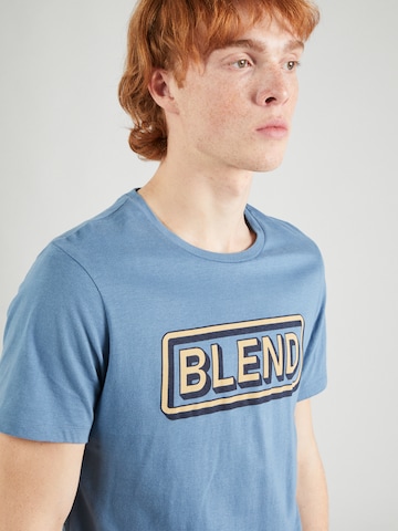BLEND Tričko - Modrá