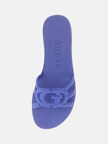 GUESS Pantolette 'Elyho' in Blau