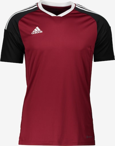 ADIDAS PERFORMANCE Funktionsshirt in weinrot / schwarz / weiß, Produktansicht