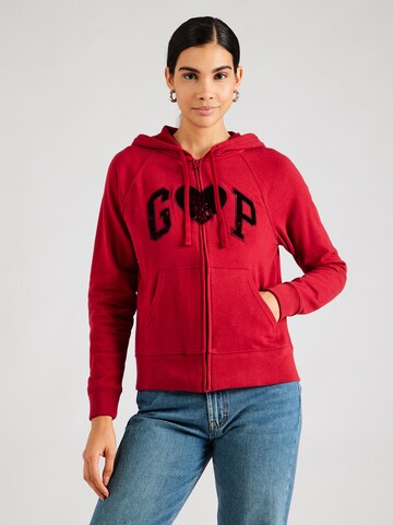Veste de survêtement 'HERITAGE' GAP en rouge : devant