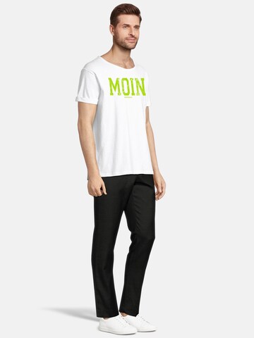 T-Shirt 'Kimm-Moin' salzhaut en blanc