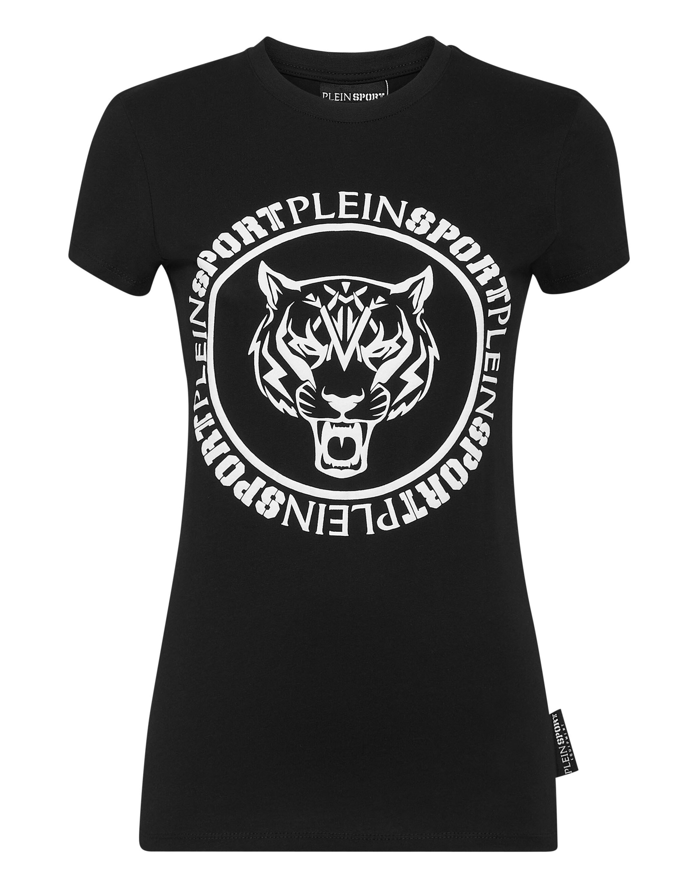 Plein Sport - Camisa em preto: frente