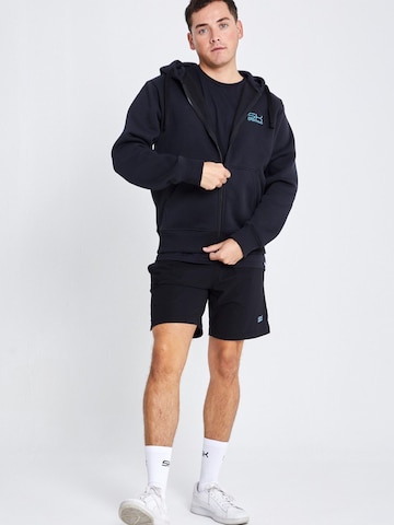 SPORTKIND Sportjas 'Unisex Zip Hoodie' in Zwart