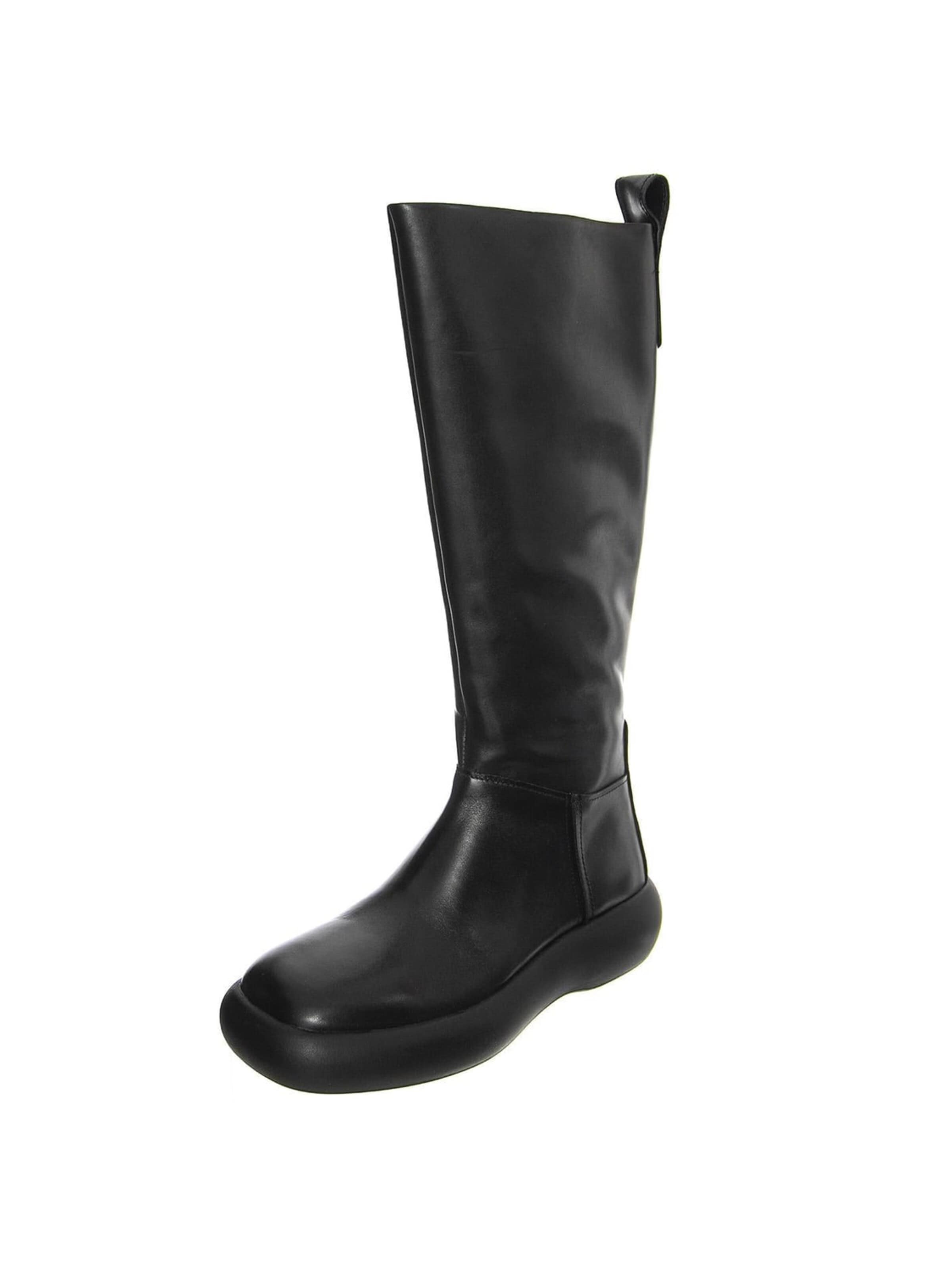 Vagabond Boots 'W' Janick Cow Leather Black Boots' in Black: front