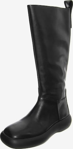 Stivale 'W' Janick Cow Leather Black Boots' di Vagabond in nero: frontale